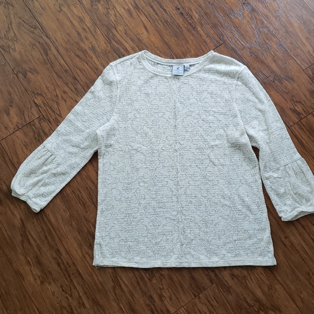 Caribbean Joe cream-colored top